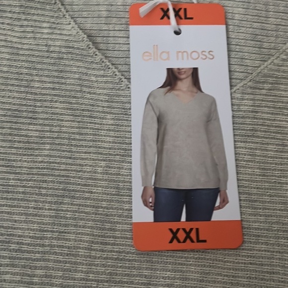 NWT Ella Moss Women's Size
XXL Blue Knit Sweater - Picture 10 of 10